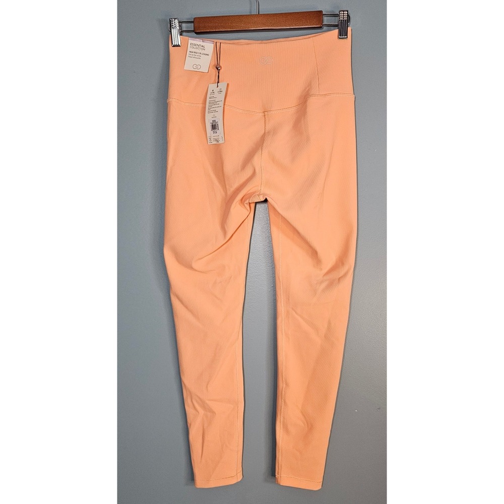 NWT CALIA Carrie Underwood Women's Medium High Rise 7/8 Rib Legging Apricot Wash - Picture 2 of 6
